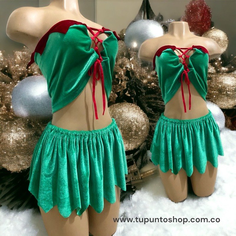TRAJE ELFO 2 PIEZAS