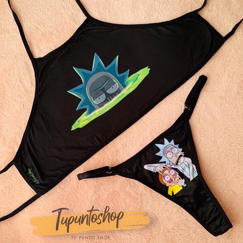 TOP + PANTY RICKANDMORTY