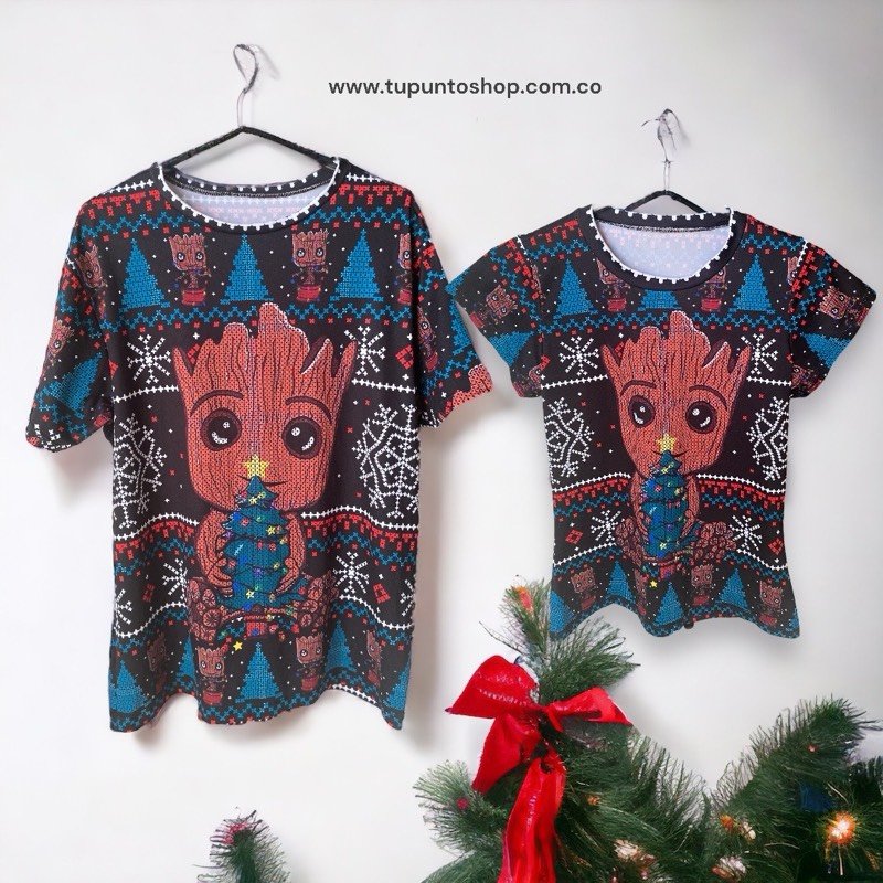 MATCH NAVIDEÑO CAMISAS