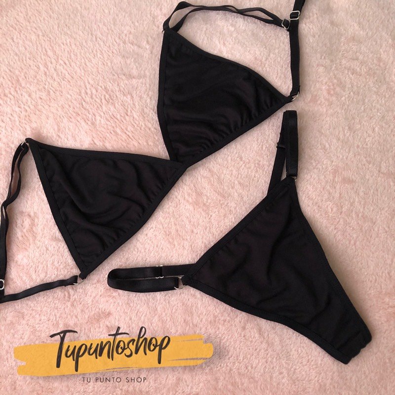 SET NEGRO UNICOLOR