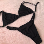 SET NEGRO UNICOLOR