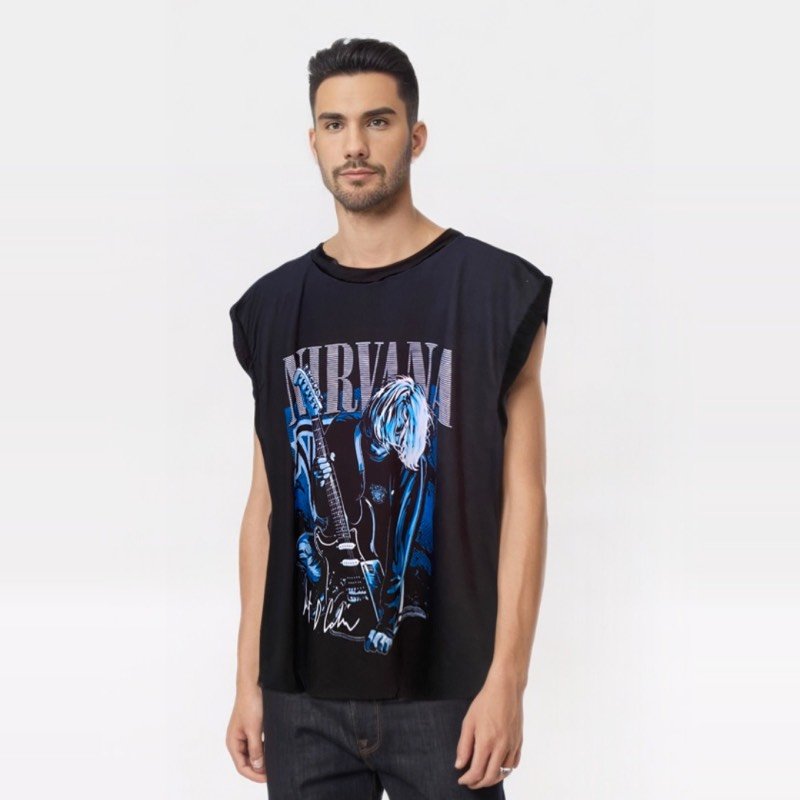 CAMISA ESQUELETO NIRVANA