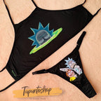 TOP + PANTY RICKANDMORTY