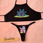 TOP + PANTY RICKANDMORTY