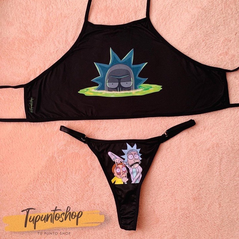 TOP + PANTY RICKANDMORTY