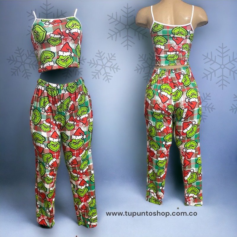 PIJAMA NAVIDAD GRINCH