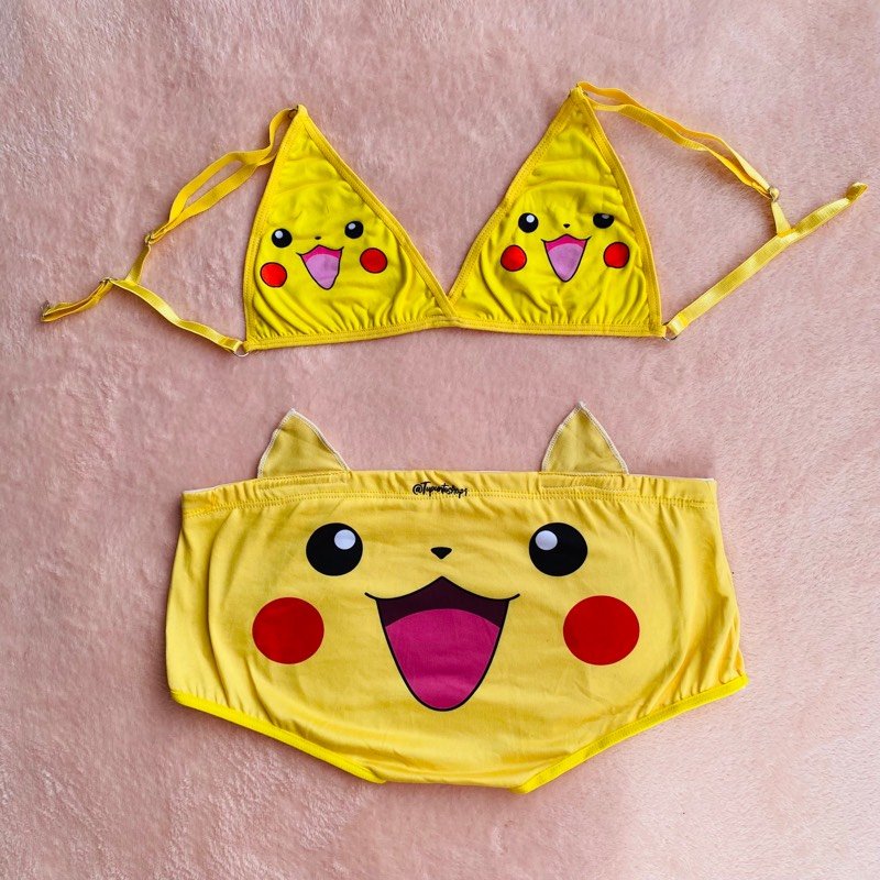 SET PIKACHU KAWAII