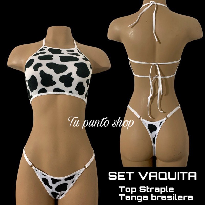 SET VACA TOP + TANGA