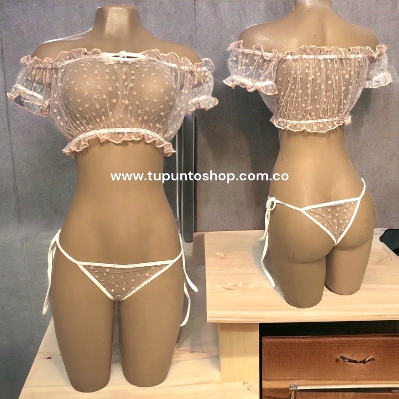 CONJUNTO MALLATEX SALMÓN