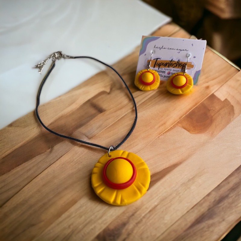 COLLAR + ARETES ONE PIECE