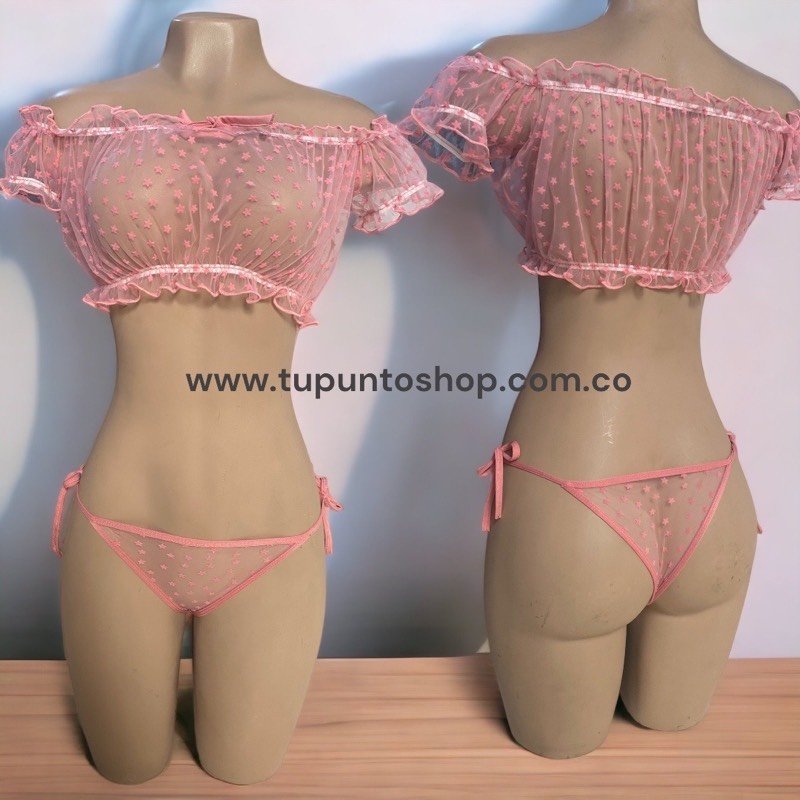 CONJUNTO MALLATEX ROSA