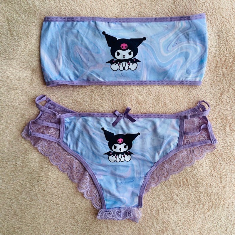TOP + PANTY ENCAJE KUROMI