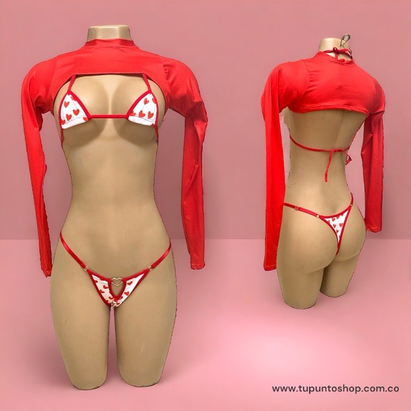 MICROBIKINI LOVE + BUZO MINI