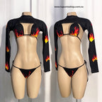 CONJUNTO EN LLAMAS
