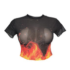 BLUSA MALLA LLAMAS