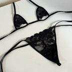 SET ENCAJE NEGRO